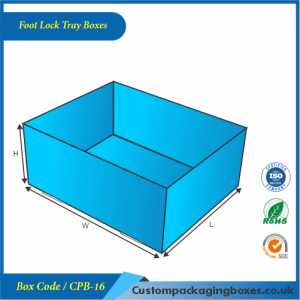 Foot Lock Tray Boxes